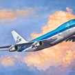 Macheta avion Revell Boeing 747-200 KLM, scara 1:450, KIT