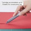 NT Cutter utilitar mic cu cartus de lame 9 mm