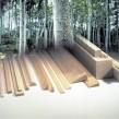Bloc lemn balsa 50 x 50 x 1000 mm