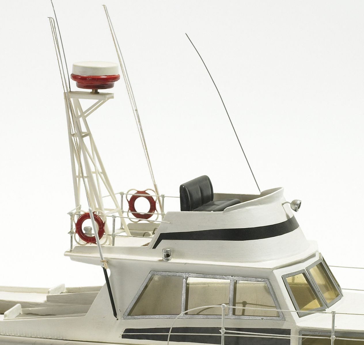 At your request this model boat can be delivered ready assembled. The 