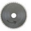 Disc pentru circular D58 x d10 x 0.6 mm