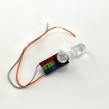 Modul Voltmetru RGB 10 mm translucid pt PbAc 6/12V cu buzzer