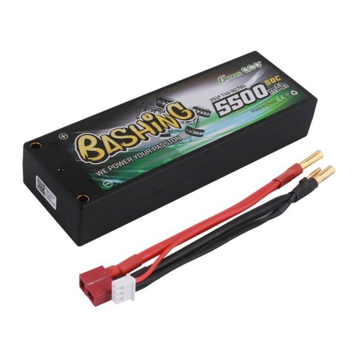 Sierra ModellSport - Acumulator LiPo Gens Ace BASHING 7.4 V/ 5500 mA/ 50C pentru automodele