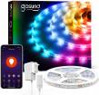 Banda LED RGB Smart Gosund SL3-D Wi-Fi, 16W, senzor muzica, lumina colorata, 10 m, compatibil Alexa Google Assistant